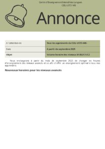 Annonce