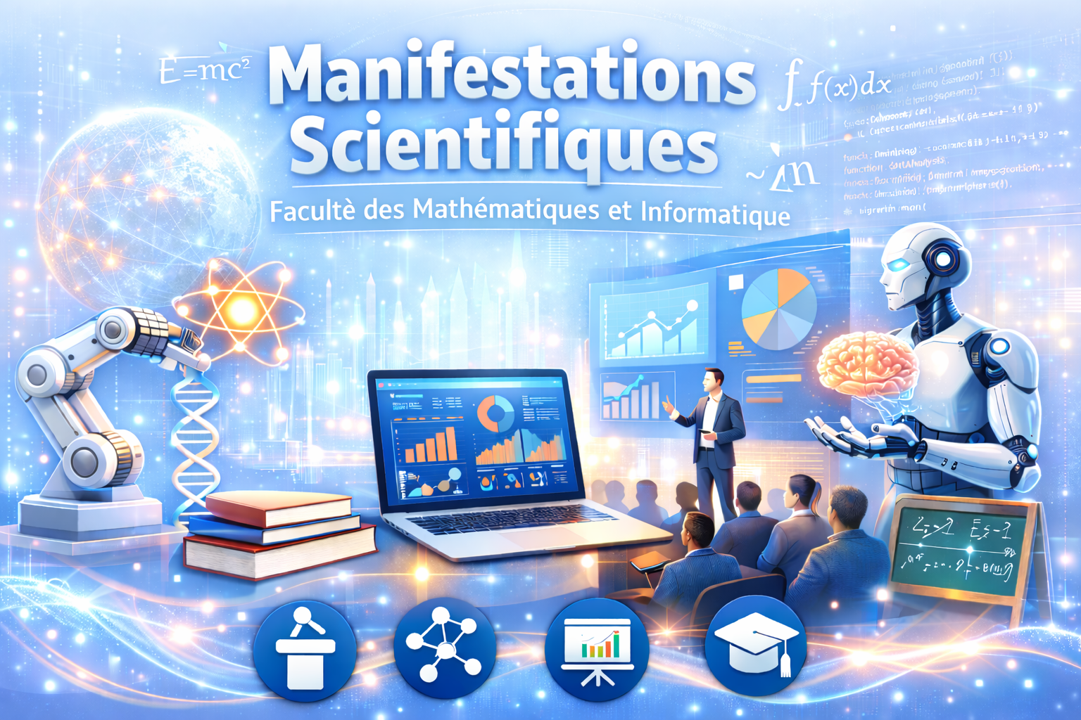Manifestations scientifiques à la faculté de maths