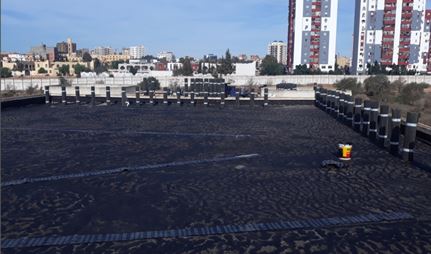 Travaux de terrassement des feutres 36S.