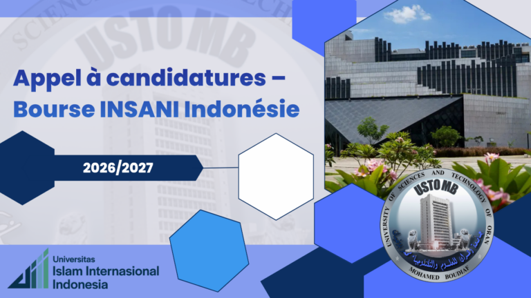 Bourse INSANI Indonésie 2026/2027