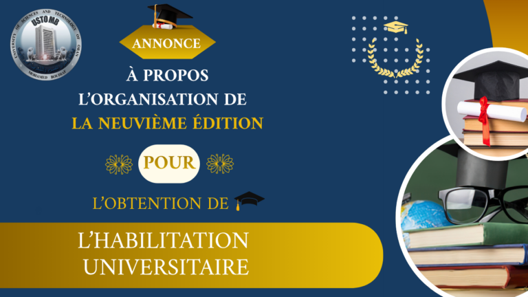 Ouverture de la 9 ème Session de l&rsquo;Habilitation Universitaire